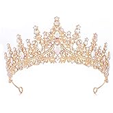 Feltent Tiara for Women Crystal Queen Crowns Rhinestone Princess Tiaras for Women Wedding Headband for Bride Hair Accessories for Halloween Costume Birthday Party Prom Mother's Gifts
