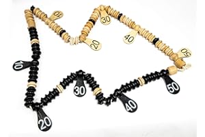 YDDS Classic Billiard Score Keeper Pool Table Wooden Beads Scoring System