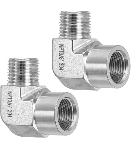 Raccords de tuyauterie en acier inoxydable 2 pouce Ss 304 SS316 NPT BSPT fileté femelle 90 coude à 90 degrés - Chine Coude, raccord de tuyau en acier inoxydable