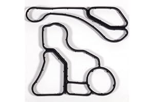 HIHIAV 11427537293 11428637821 Viton Oil Filter Housing Gasket for BMW X4 BMW X5 BMW 530I & 11427525335 11428637820 Oil Coole