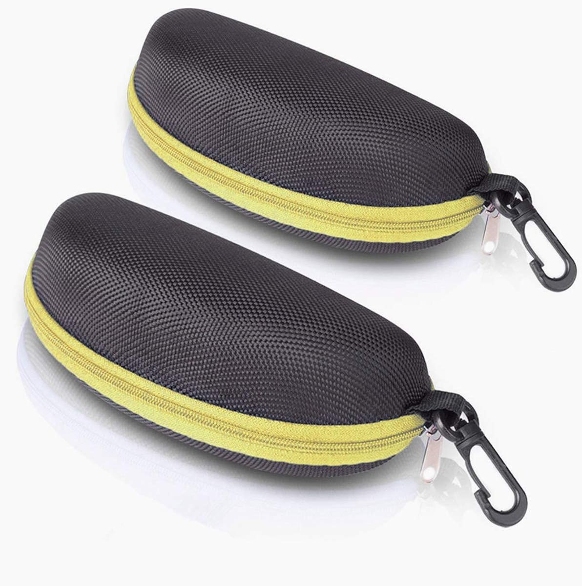AkoaDa Glasses Case (2 Pack) Glasses Case Hard Case for Men and Women