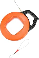 QWORK 50M Fiberglass Fish Tape Wire Puller Cable Pulling Aid Reel Electrician view 7