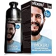 Maani Essence Hair Color Shampoo for Men's Mustache & Beard, Black, Gel, Permanent, 5 Minutes Color Dye, Long Lasting, Black, Suitable for Black Hair