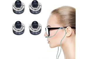 AIFEEDI Oxygen Tube Holder for Glasses-Oxygen Nasal Cannula Clips for Ear Protection-Nasal Oxygen Cannula Ear Savers Effectively Avoid Ear Pain (Black)