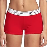 Champion womens Heritage Boyshort Underwear, Stretch Cotton Boyshort Panties (Retired Colors)