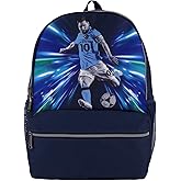 Messi Lifestyle Backpack, Bookbag with Pockets & Adjustable Straps