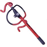 The Club 7500 Quad Lock Club Vehicle and Air Bag Anti-Theft Device, Red