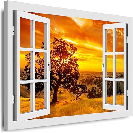 XXL Fensterwandbild mit 3D Illusion