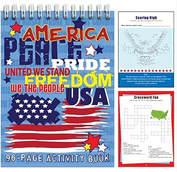 iscream USA 96-Page 8.5 Spiral Bound Activity Book with 3D Cover