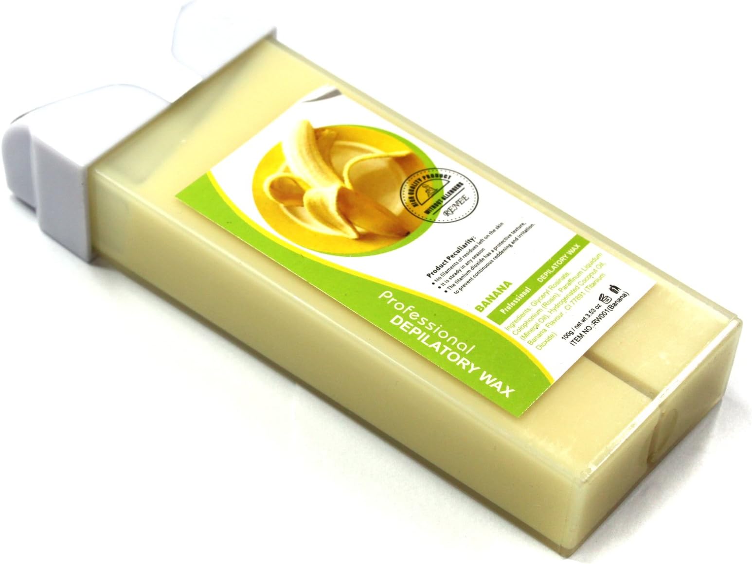 Baisidai Roll-On Refillable Depilatory Heater Wax Waxing Hair Removal Skin Care Banana