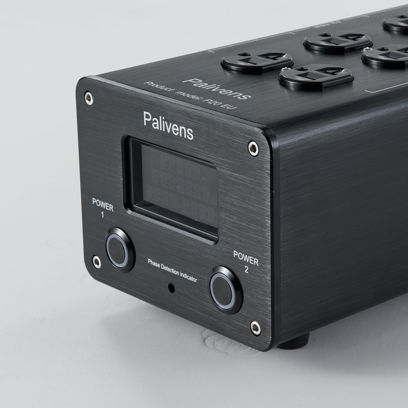 Pailvens AC Power Conditioner With Display - 4-Outlet Noise Filter For HiFi Audio, TV, 15A Surge Protection