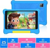 Byxsb Kids Tablet 7 Inch Android 13 Quad Core 32GB 5GB RAM Parental Case Blue view 2