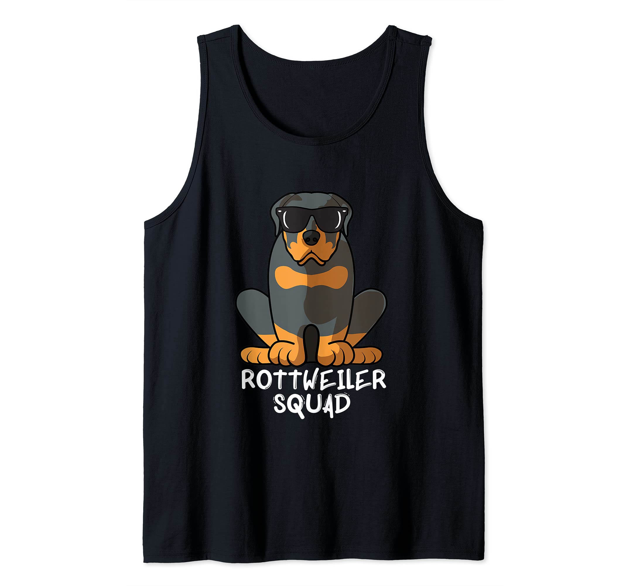 Cool Rottweiler Squad Dog Mom Dog Dad Tank Top