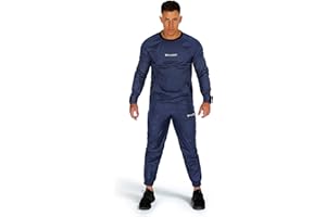 FUXERT Sauna Suit for Men Weight Loss Non Rip Sweat Suit Lightweight Waterproof Workout Suit for Boxing Gym Exercise