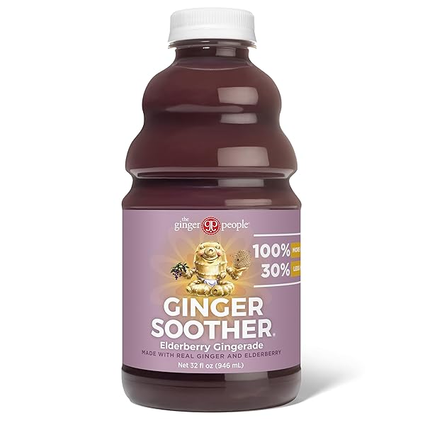 GINGER SOOTHER ELDERBERRY GINGERADE – IMMUNE SUPPORT, 30%...
