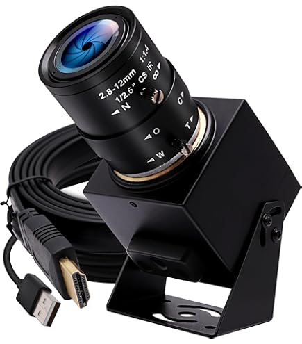 Webカメラ ELP USB4KHDR01-MFV(5-50) ELP 4K UHD USB Camera with Zoom 5-50mm 10X Optical Zoom Lens USB