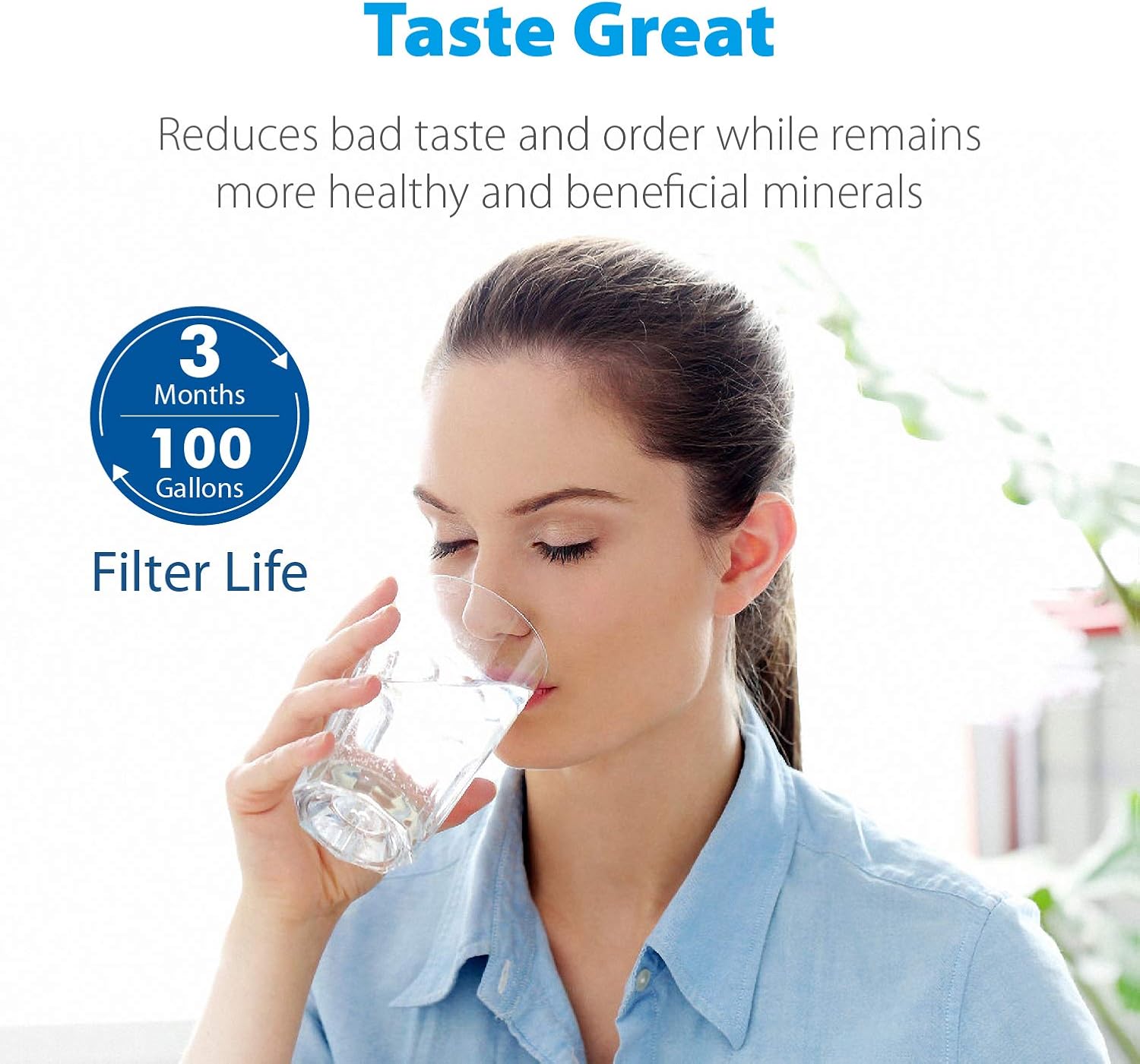 Waterdrop RF-9999 Water Filter, Compatible with Pur RF9999 Faucet Replacement Water Filter, Pack of 3: Home Improvement