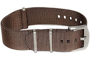 BluShark Original Premium Nylon Watch Strap - Stainless Steel Buckle with Multiple Sizes & Premium Styles, Replacement Watch Straps for Men & Women, Ballistic Military Waterproof