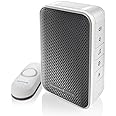 Honeywell Home RDWL313A2000/E Doorbell Portable Wireless Doorbell & Push Button-3 Series, Gray