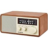 Sangean WR-16 AM/FM Bluetooth Wooden Cabinet Radio