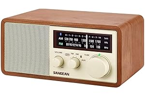 Sangean WR-16 AM/FM Bluetooth Wooden Cabinet Radio