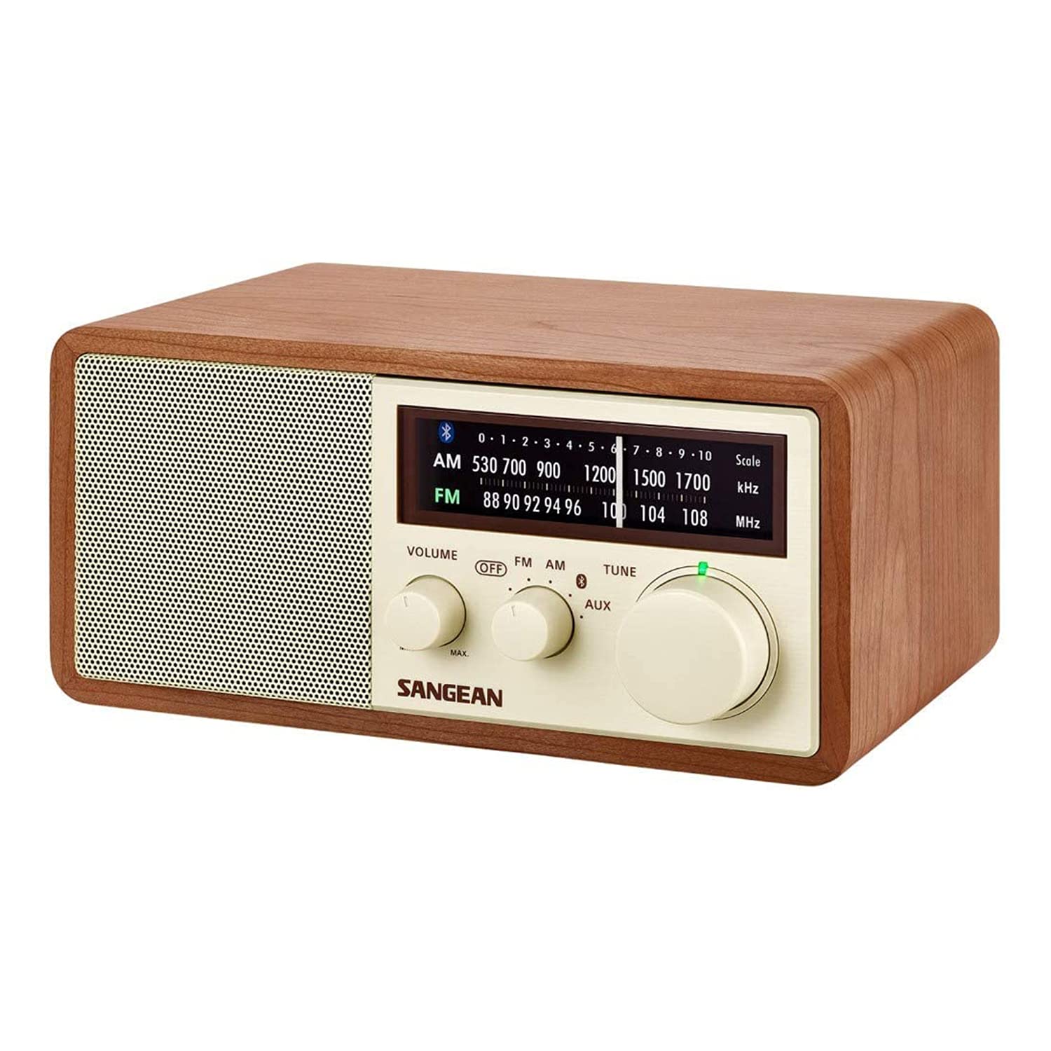 Photo 1 of Sangean WR-16 AM/FM Bluetooth Wooden Cabinet Radio