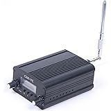 BaseWish 7W 1W FM Transmitter, Mini Radio Stereo Station PLL LCD with Antenna and 3.5mm Audio Cable, for Drive-in Church Supe