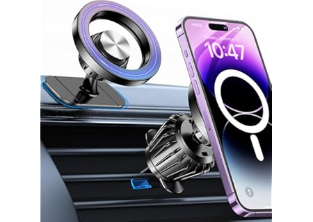 Kaistyle for Magsafe Car Mount【20 Strong Magnets】Magnetic Phone Holder for ...