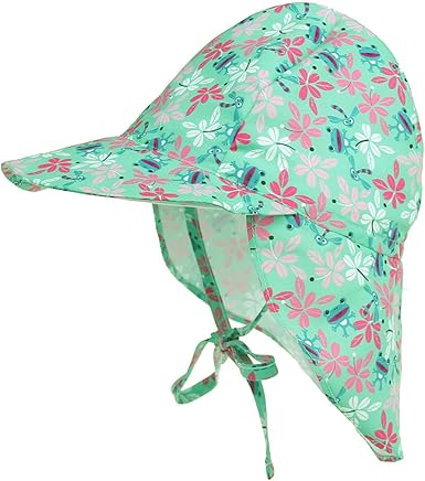 Yjzq Chapeau De Soleil Bebe Fille Chapeau Plage D Ete Casquette Enfant Anti Uv Chapeau Souple Avec Mentonniere Reglable Cap Unisexe Pour 2 5ans Vert Bt Amazon Fr Vetements Et Accessoires