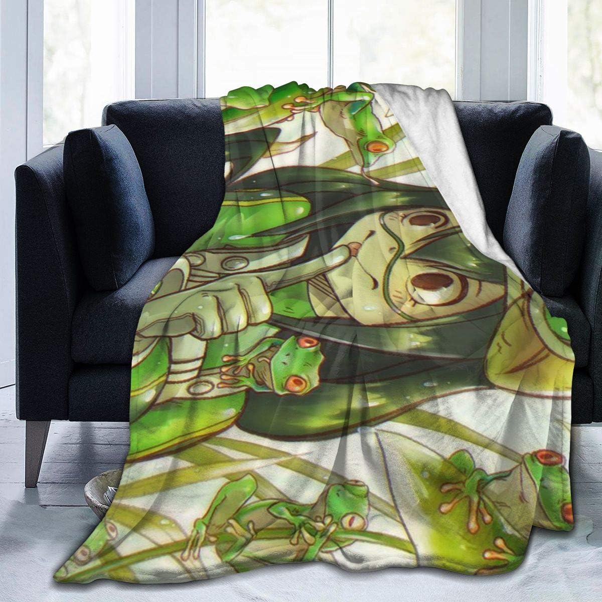 Encounter Y My Hero Academia Boku No Hero Froppy Tsuyu Asui Blanket Ultra-Soft Micro Fleece Throw Fuzzy Lightweight Blanket for Bed Couch Living Room,50"" x40