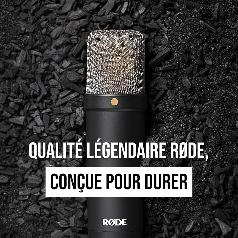 NT1 Signature Series Microphone à condensateur, Filtre Anti-Pop et câble XLR pour la Production Musicale et l'enregistrement Vocal