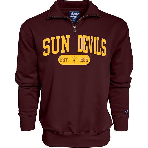 Amazon.com : Blue 84 Men's Arizona State Sun Devils Quarter