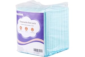 BROSIVE Small Disposable Bed Pads,(18" x 24",30Pads) Leak-Proof Breathable Incontinence Bed Pads for Children and Pets,High Absorbency Bed Pads for Incontinence Disposable