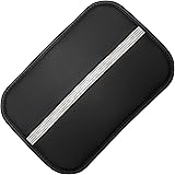 Forala Auto Center Console Pad, Car Leather Crown Center Console Decoration Cover Cushion