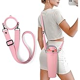 BKBY Water Bottle Strap Compatible with Owala Freesip Sway 30oz 40oz & Owala Freesip 24oz 32oz 40oz, Adjustable Bottle Handle