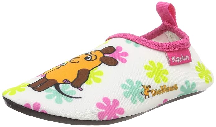 Playshoes Unisex-Kinder Uv-Schutz Barfuß Maus Blumen Aqua Schuhe