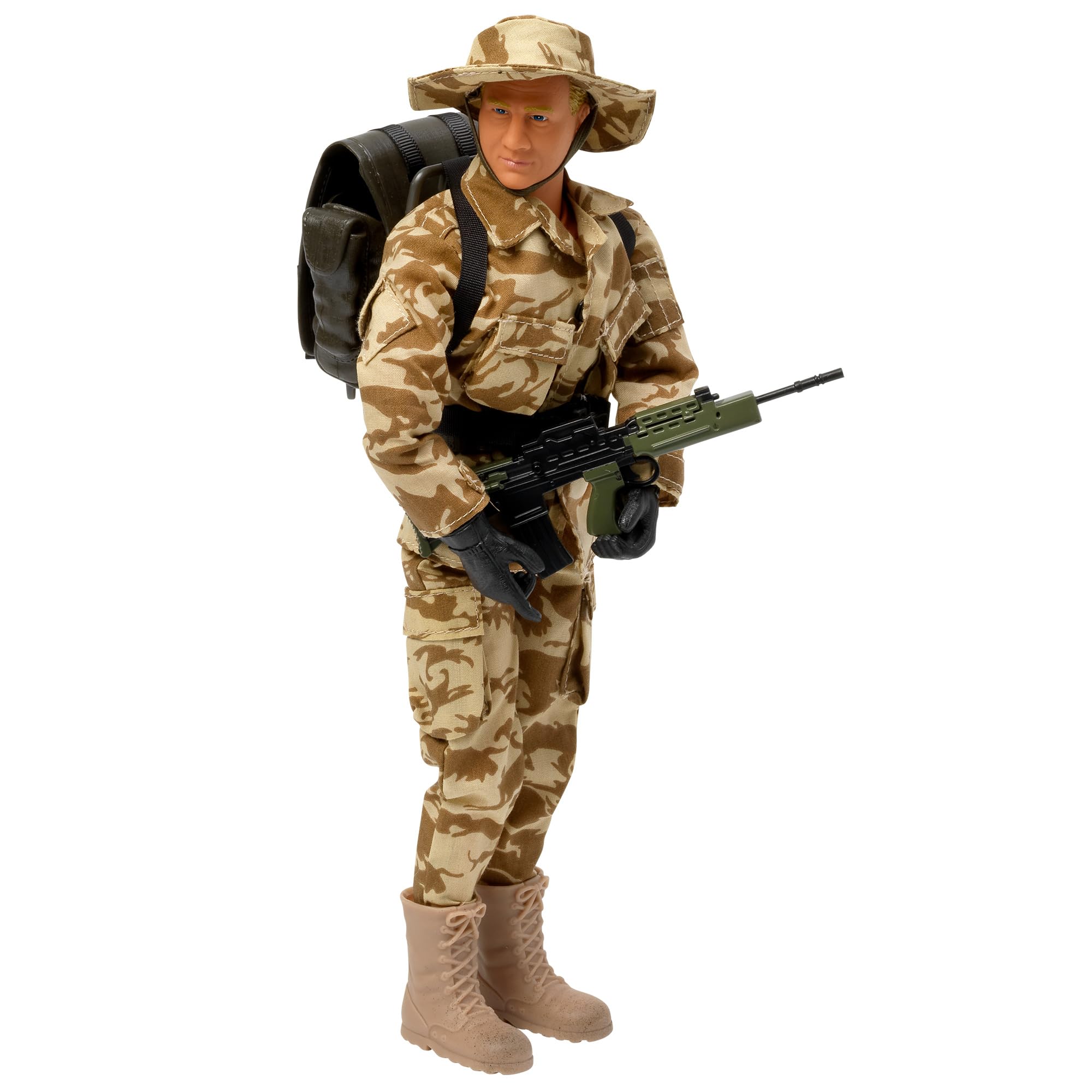 WORLD PEACEKEEPERS from Peterkin | 12" S.A.S. Action Figure & Accessories | 1:6 Scale | Action Figures & Accessories | Ages 3+, Camouflage, Camo — image 1