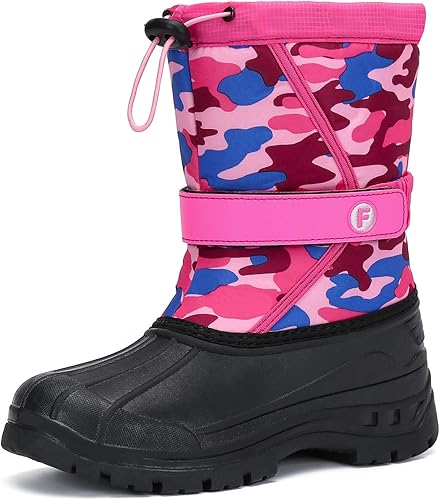 Amazon Putu 完全防水 スノーブーツ キッズ ジュニア 防寒 ブーツ