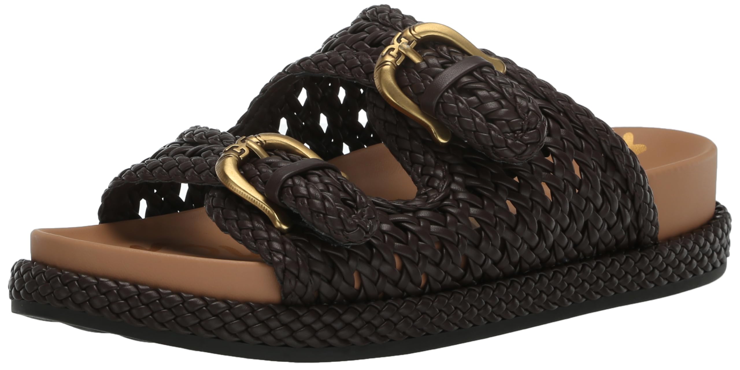 Sam Edelman Women’s Reid Slide Sandal Pinto Brown 7.5 Medium