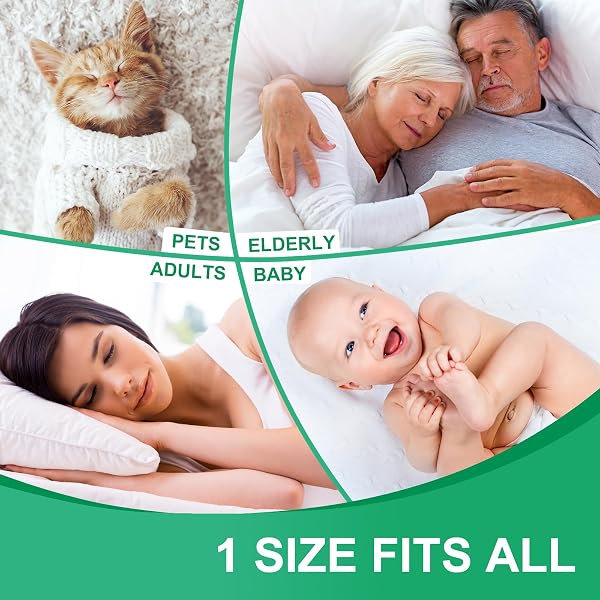 KING SIZE BED PADS FOR INCONTINENCE WASHABLE WATERPROOF, 71″ X 59″ (PACK OF 1) – REUSABLE EXTRA LARGE COLORED COTTON PEE PADS FOR ADULTS, ELDERLY, PET, 4-LAYER UNDERPADS FOR SOFA,FURNITURE -KELISITING