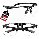 NoCry Anti Fog Safety Glasses for Men and Women – ANSI Z87 Rated, Scratch-Resistant Eyewear with Adjustable Temples and Nose Pad – 100% UV Eye Protection