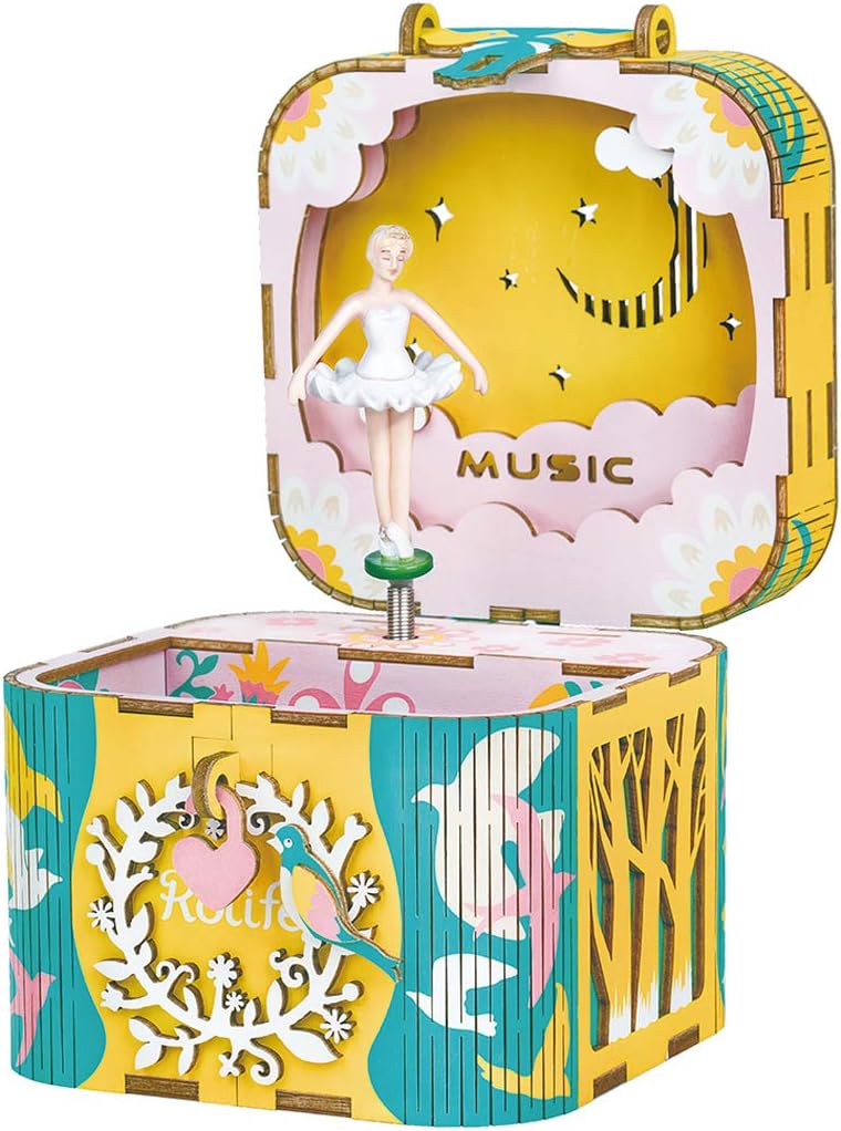 robotime 3d puzzle music box