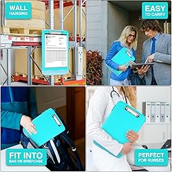 Sooez Clipboards with Storage, High Capacity Clip