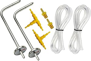 ZIBOO JL3MN Manometer Probe Kit, Compatible with Klein Tools ET180 Digital Manometer