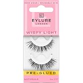 Eylure Pre-Glued False Eyelashes, Wispy Light No. 117