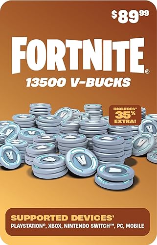FORTNITE Digital V-Bucks 13500 - PlayStation/Xbox/Nintendo Switch