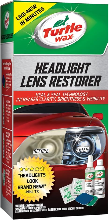 Turtle Wax T 240kt Headlight Lens Restorer Kit
