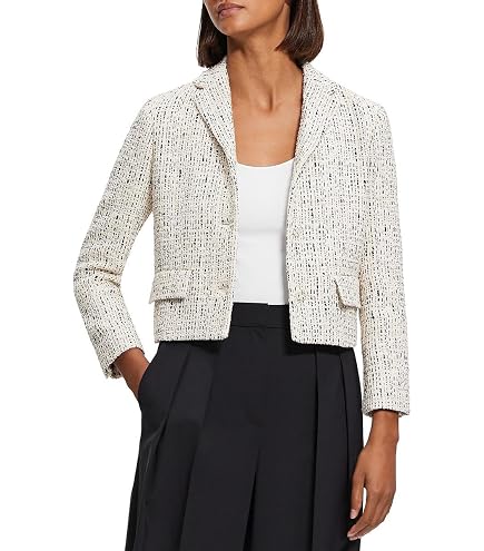 Theory Women's Seer Shrunken Blazer, Navy, 0 at Amazon Women's