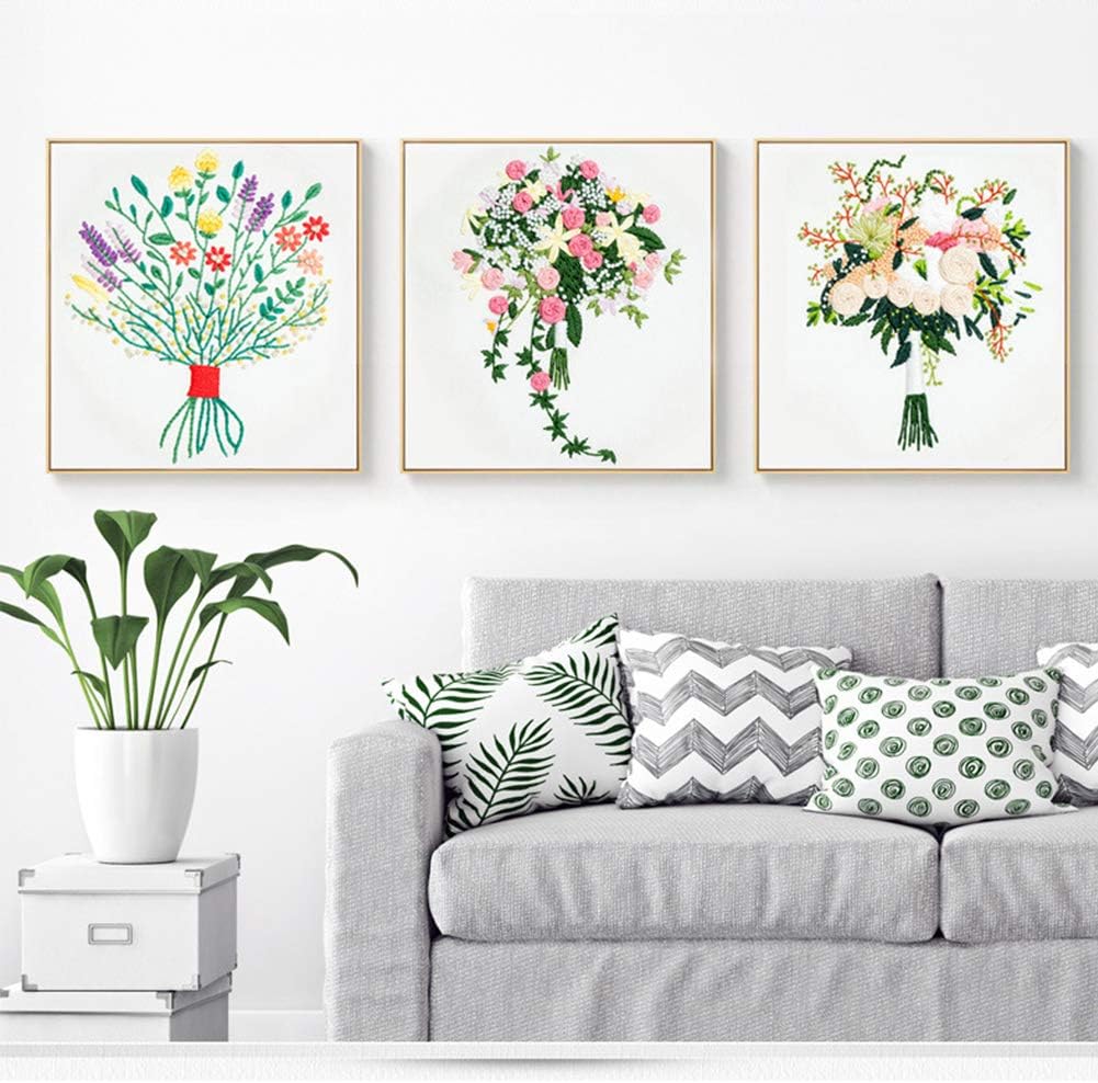 Download Kits Branch Flowers Embroidery Starter Kit for DIY ...