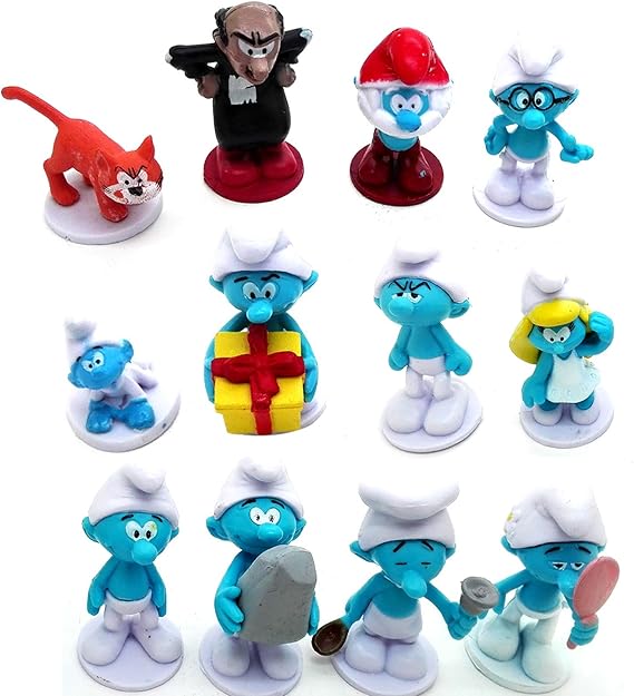 muñecos pitufos coleccion